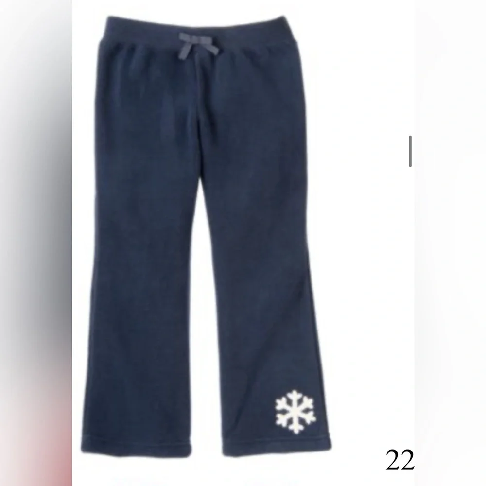 NWT Gymboree Penguin Chalet Fleece Snowflake Pant Size 9